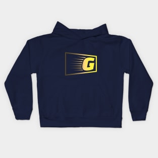 Letter G Letter Art Kids Hoodie